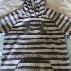 Under armour silver hoodie